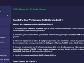 Parobet Risksiz Bonus